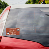 Look Twice Save a Life Spyder Bumper Sticker